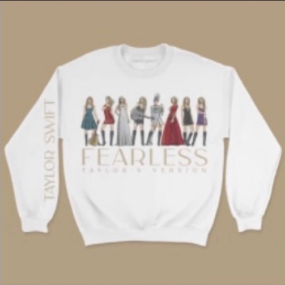 NEW Taylor’s Swift Fearless (Taylor’s Version) Eras Crewneck